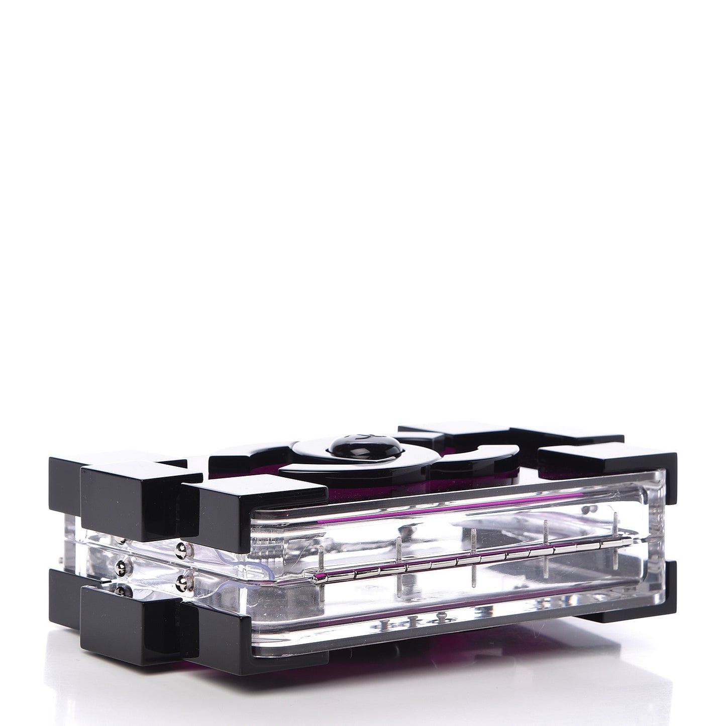 Plexiglass Boy Brick Lego Clutch Black Pink