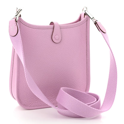 Hermes Taurillon Clemence Evelyne TPM Mauve Sylvestre 3 of 11