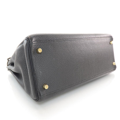 Hermes Togo Kelly 35 Black 4 of 9