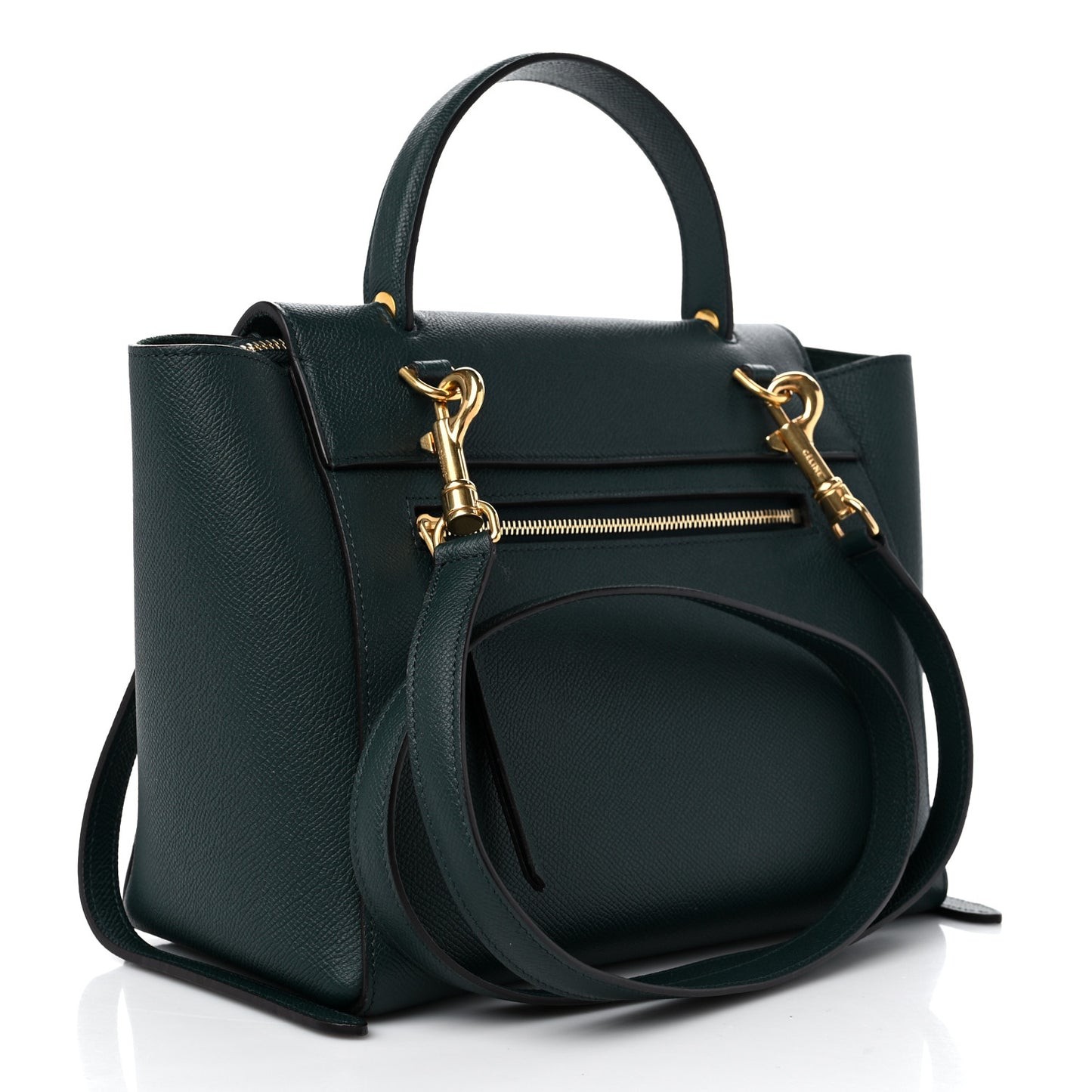 Grained Calfskin Micro Belt Bag Amazone