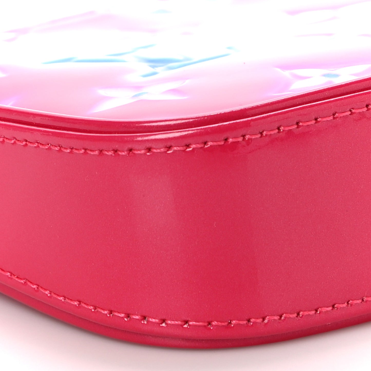 Vernis Valentine Mini Pochette Accessories Fuchsia Neon