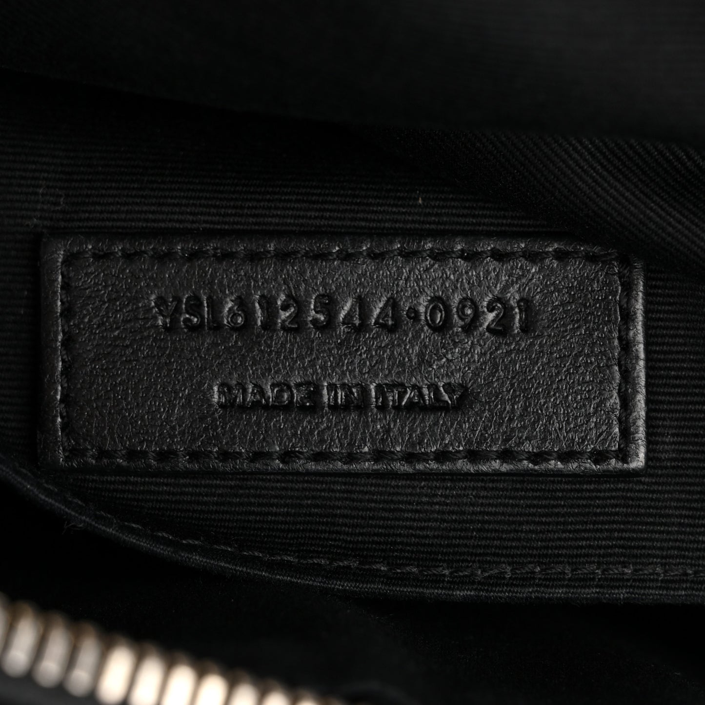 Calfskin Matelasse Monogram Lou Camera Bag Black