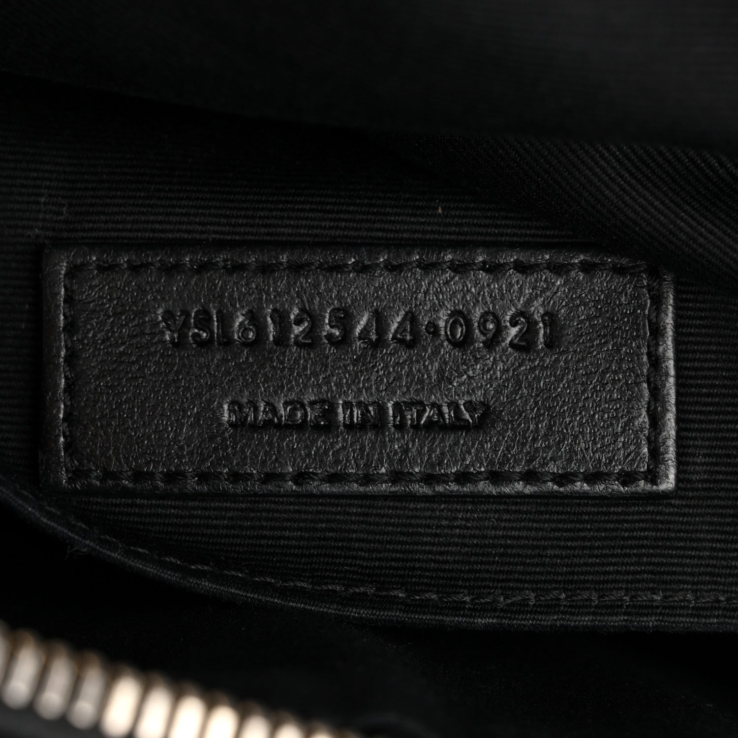 Saint Laurent Calfskin Matelasse Monogram Lou Camera Bag Black 7 of 13