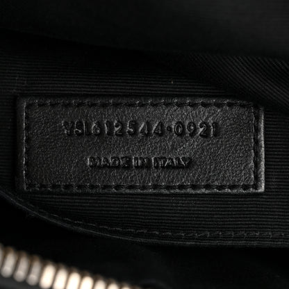 Saint Laurent Calfskin Matelasse Monogram Lou Camera Bag Black 7 of 13