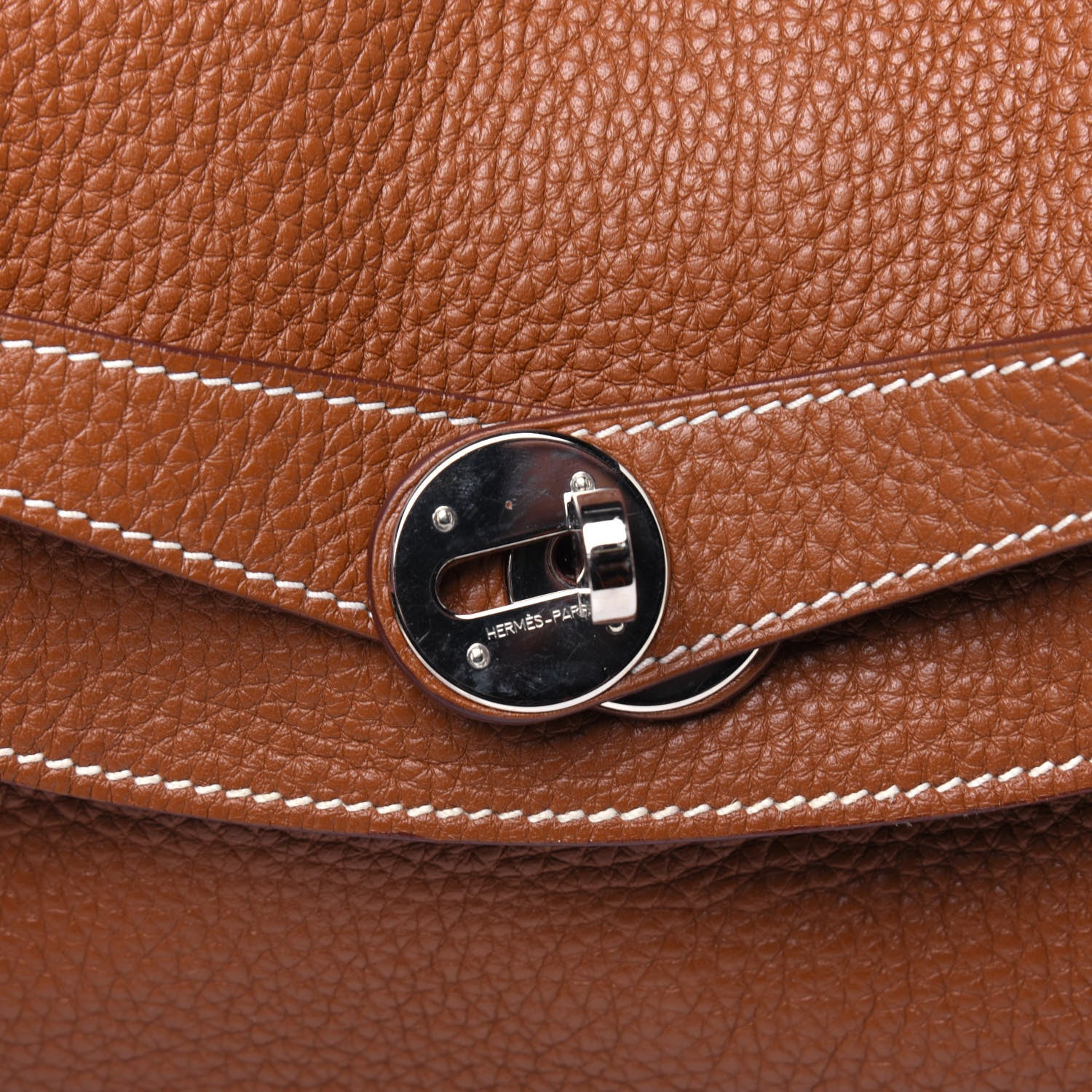 Hermes Taurillon Clemence Lindy 30 Gold 17 of 17