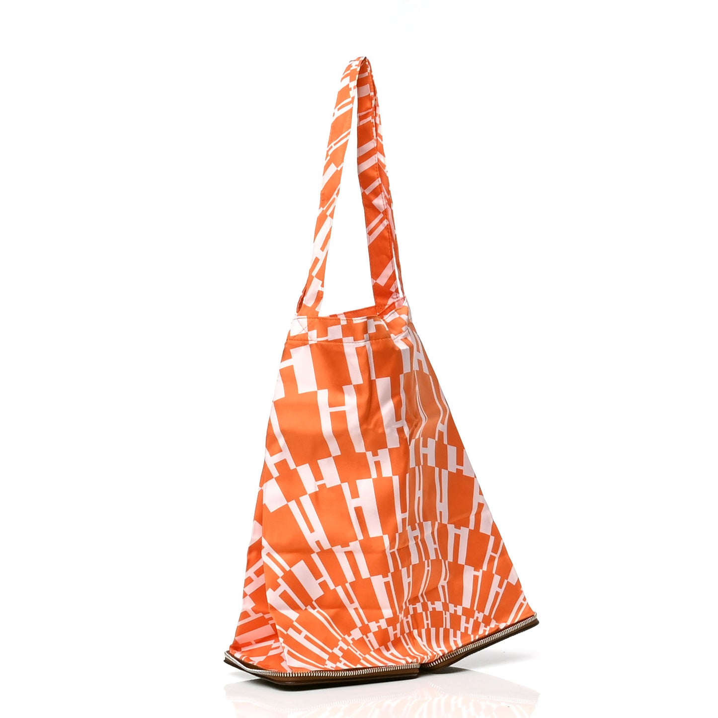 Buffle Silky Pop Shopper Tote Orange