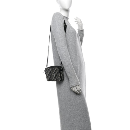 Christian Dior Oblique Pouch Navy Blue 2 of 12
