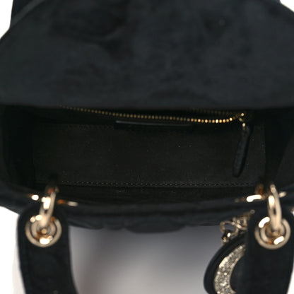 Christian Dior Velvet Mini Lady Dior Black 5 of 11