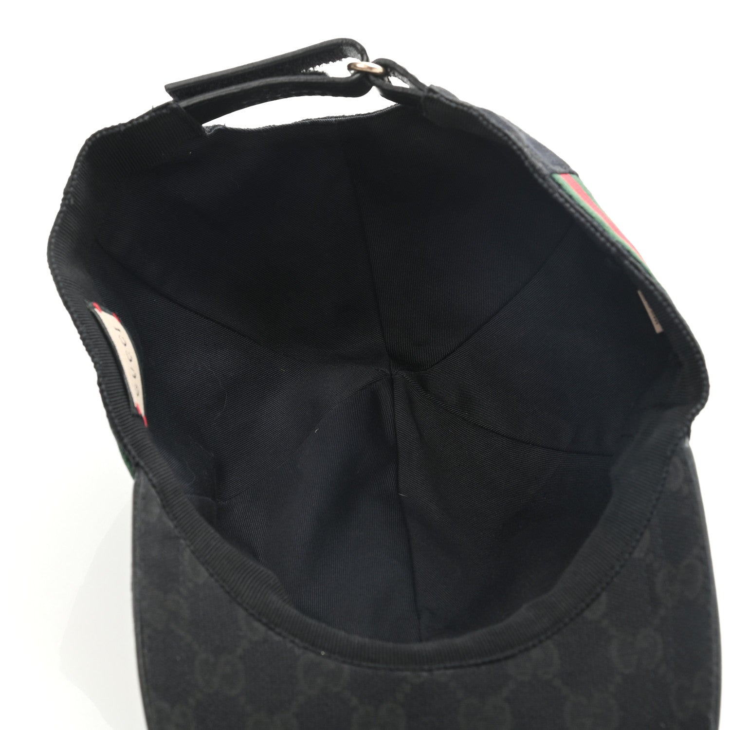 Gucci Monogram Web Baseball Hat XL Black 7 of 12