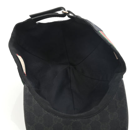 Gucci Monogram Web Baseball Hat XL Black 7 of 12
