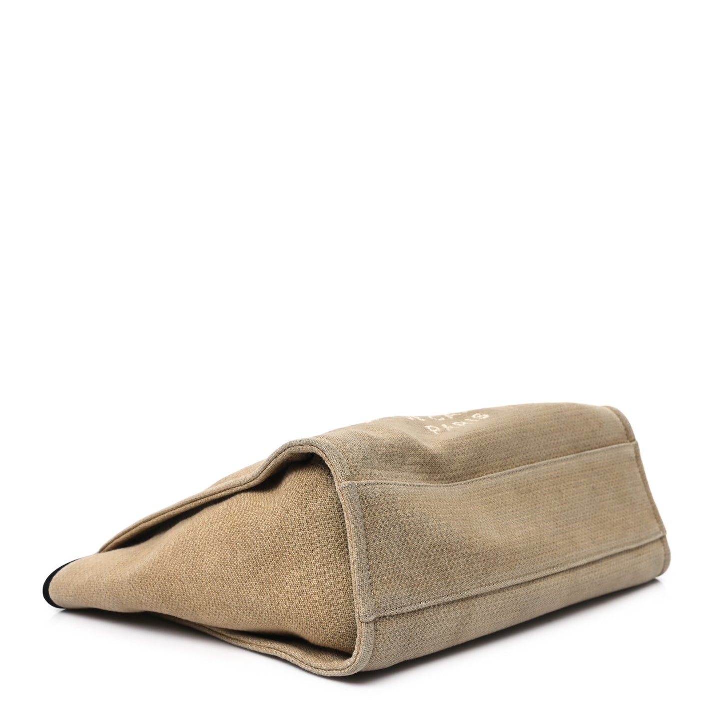 Canvas Small Deauville Tote Beige Black