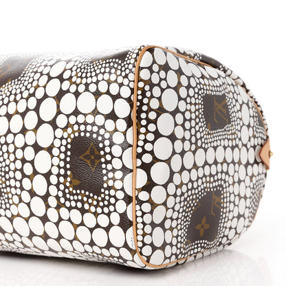 Louis Vuitton Monogram Kusama Town Speedy 30 White 10 of 11