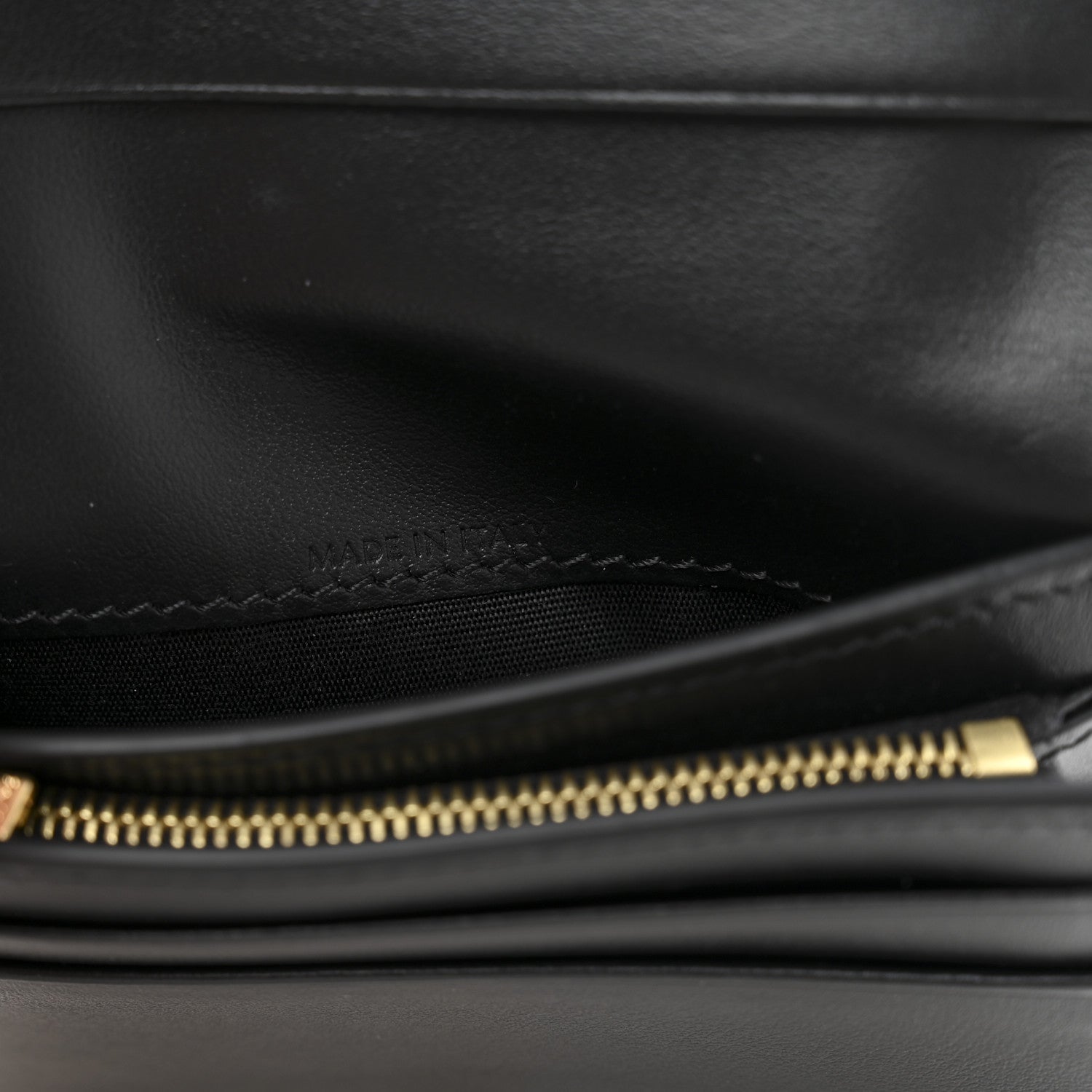 Celine Shiny Calfskin Small Triomphe Wallet Black 7 of 8
