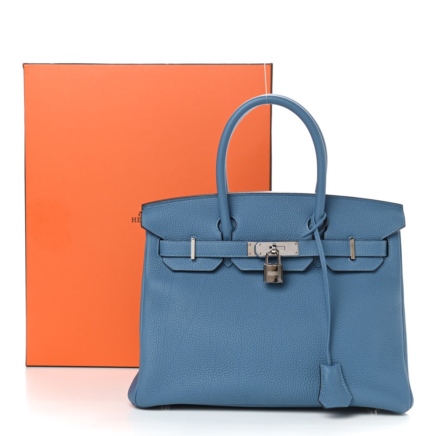 Togo Birkin 30 Bleu Azur