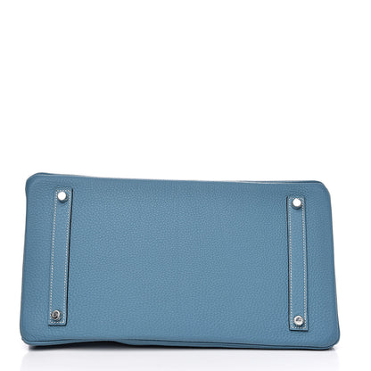 Hermes Togo Birkin 35 Blue Jean 5 of 28