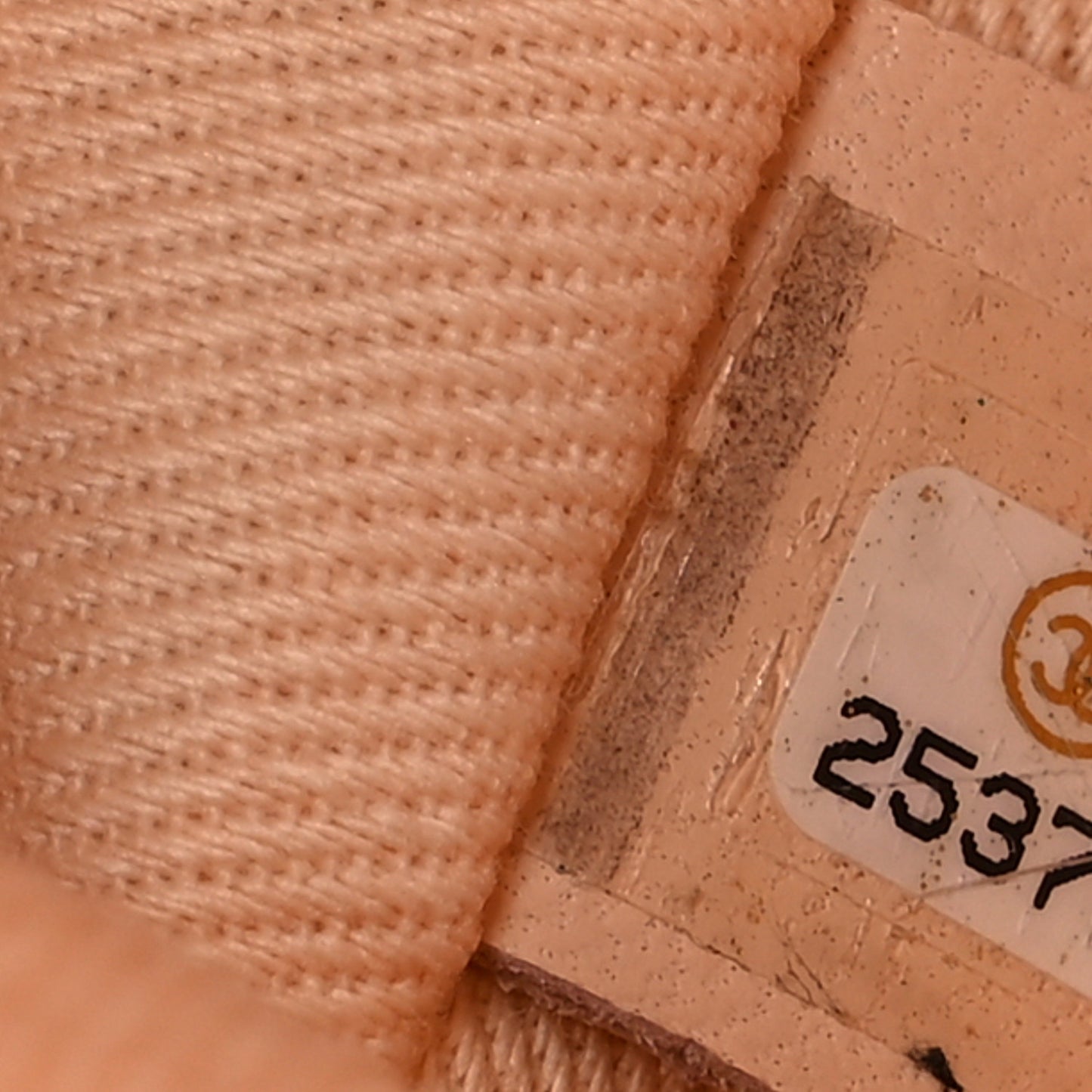 Grained Calfskin Stitched Braided With Style Backpack Beige