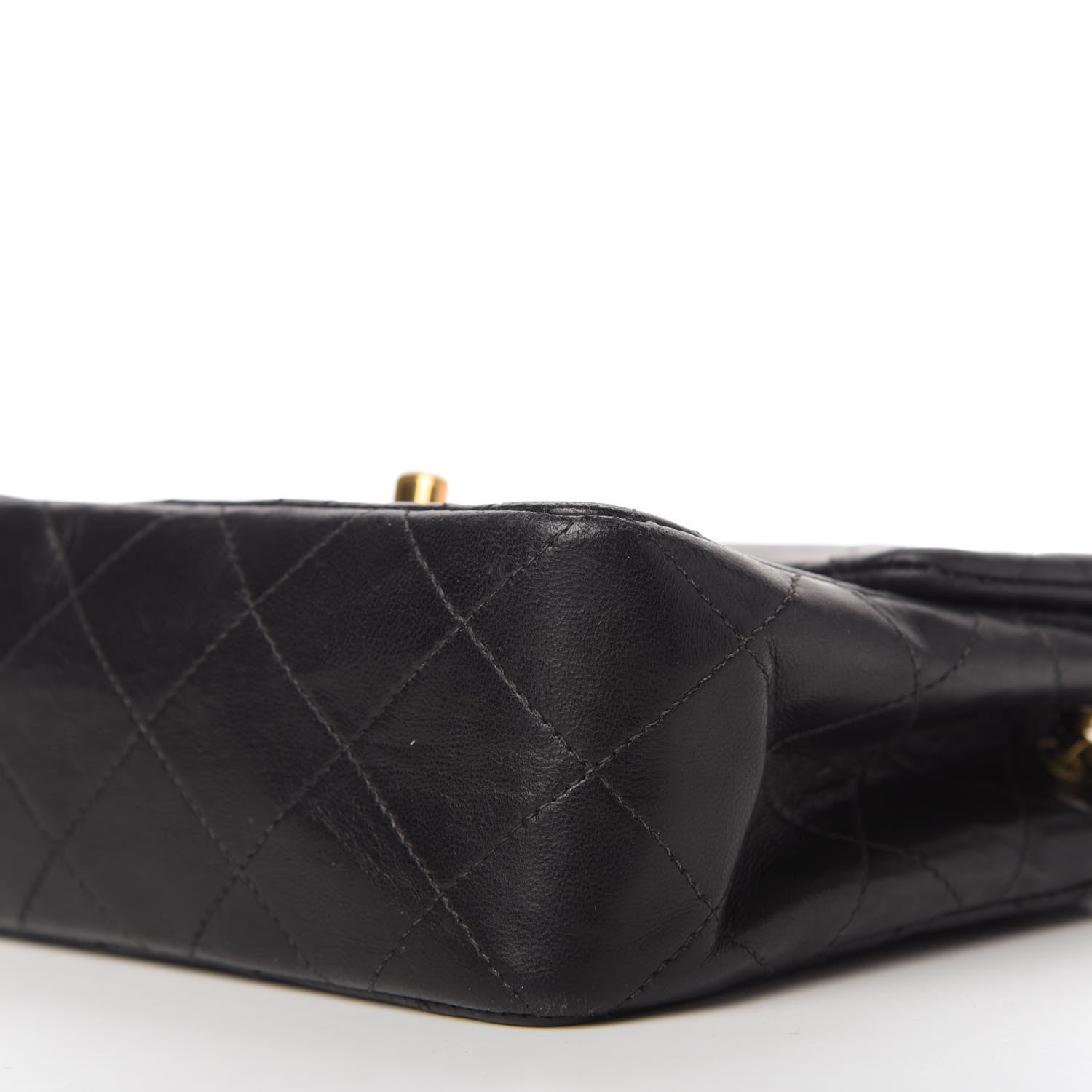 Chanel Lambskin Quilted Mini Square Flap Black 7 of 11