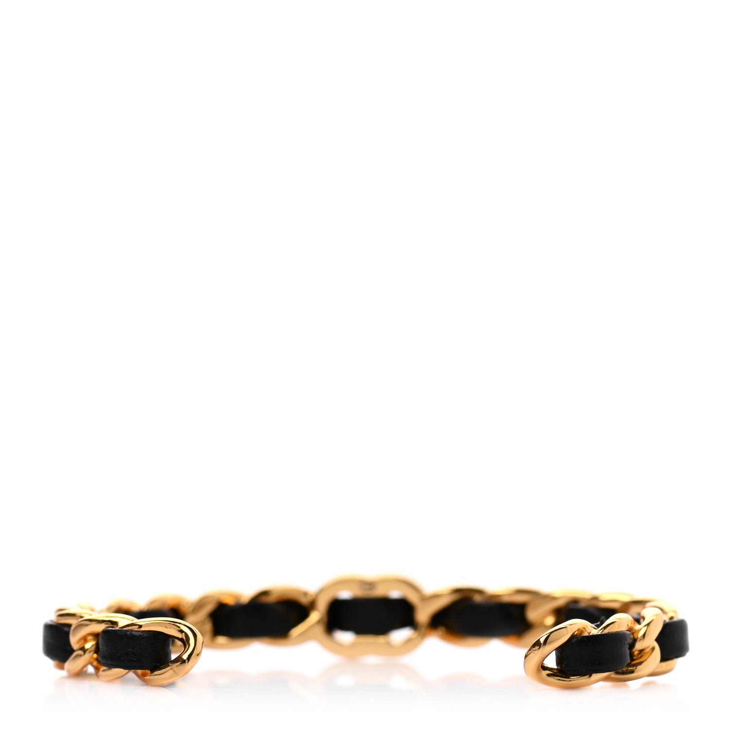 Chanel Lambskin CC Turnlock Chain Bracelet Black 3 of 4