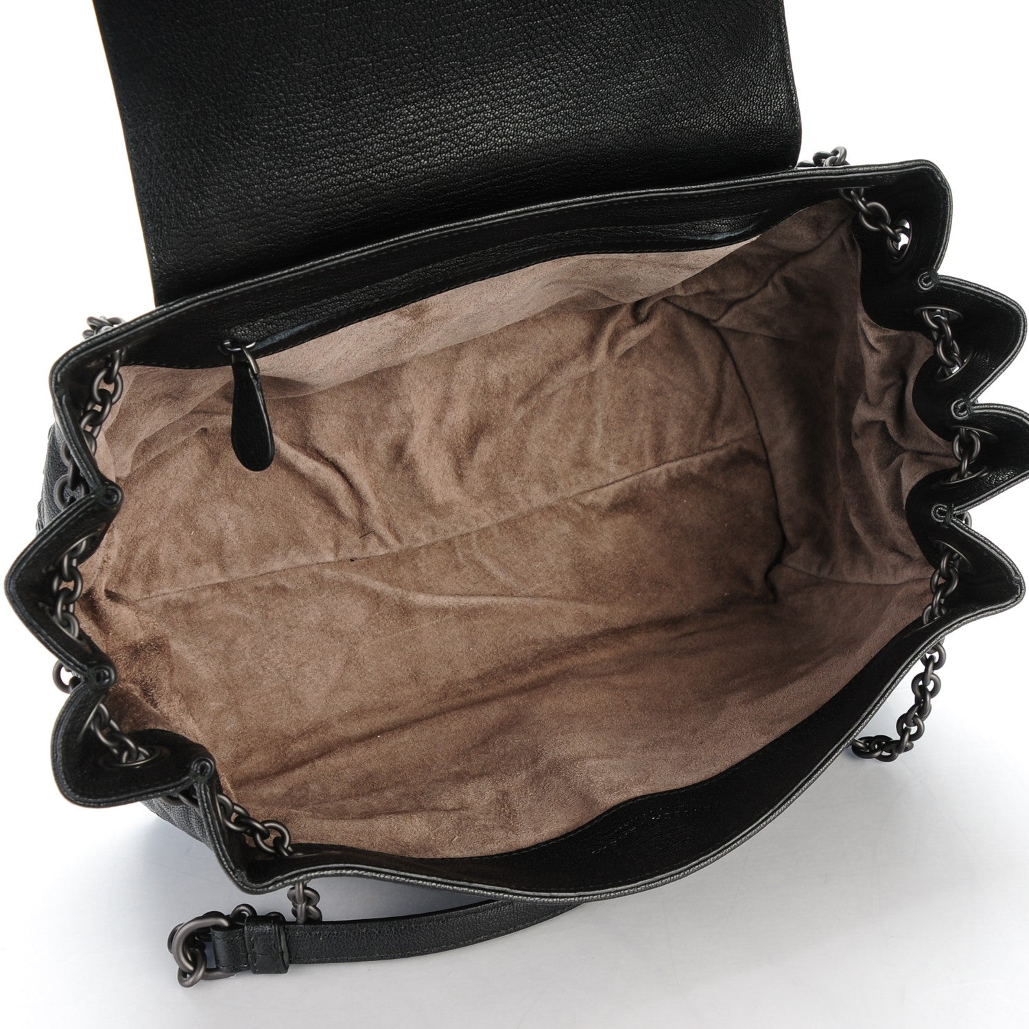 Bottega Veneta Madras Goatskin Intrecciato Small Shoulder Nero Black 5 of 8