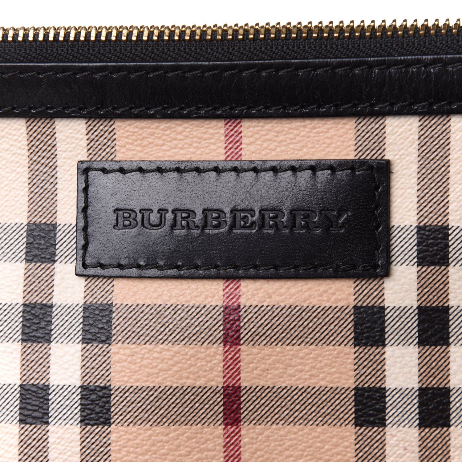 Burberry Haymarket Check Small Canterbury Tote Black 7 of 10