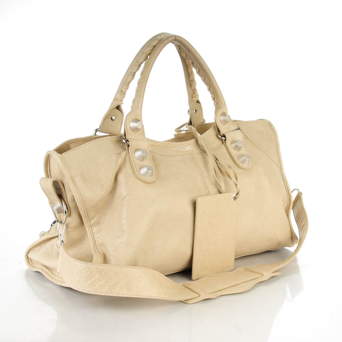 Agneau Giant 21 Silver Hardware Part Time Praline