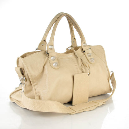 Balenciaga Agneau Giant 21 Silver Hardware Part Time Praline 3 of 7