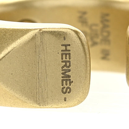 Hermes Metal Medor Ear Cuff Dore Lumiere 3 of 5