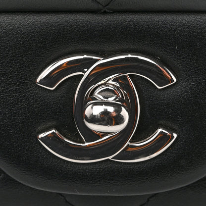 Chanel Calfskin Quilted CC Uniform Flap Belt Bag Black 12 of 16