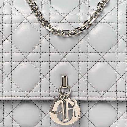 Christian Dior Lambskin Cannage My Dior Top Handle Bag Cloud Blue 8 of 10