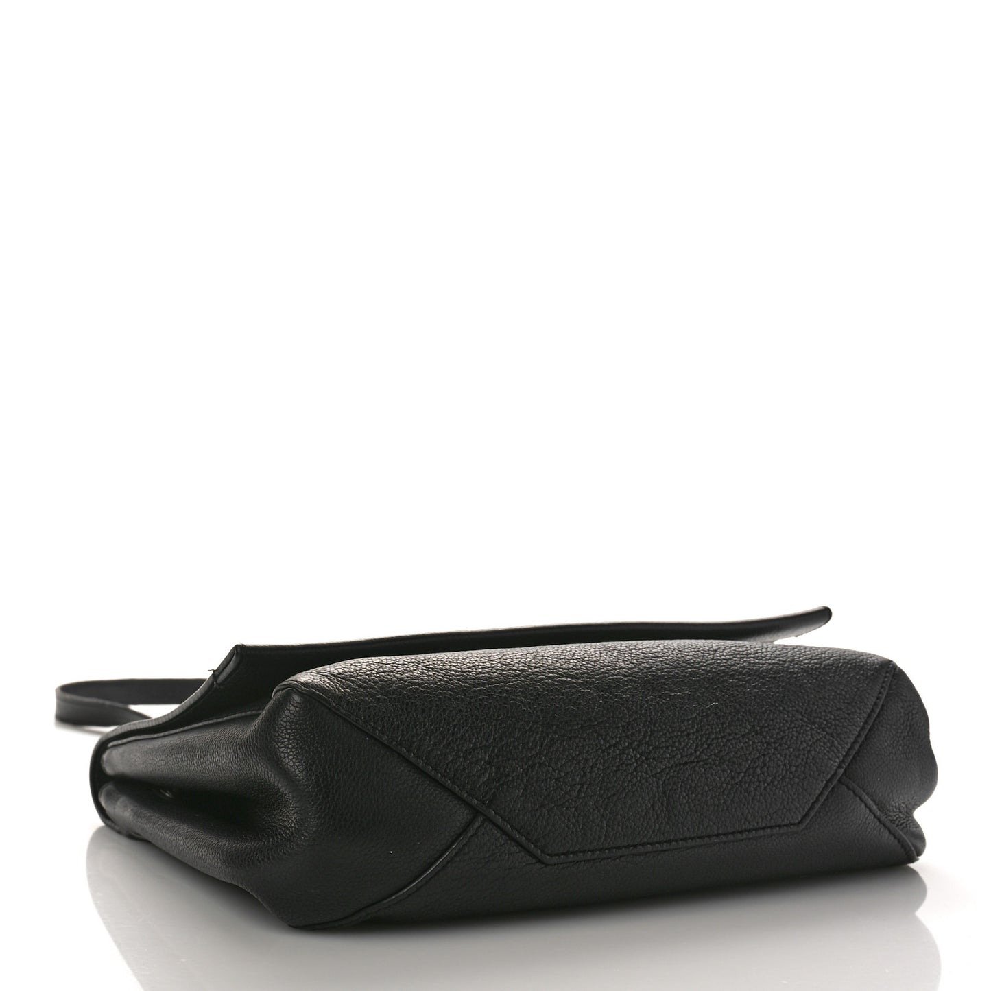 Soft Calfskin Lockme II Top Handle Black