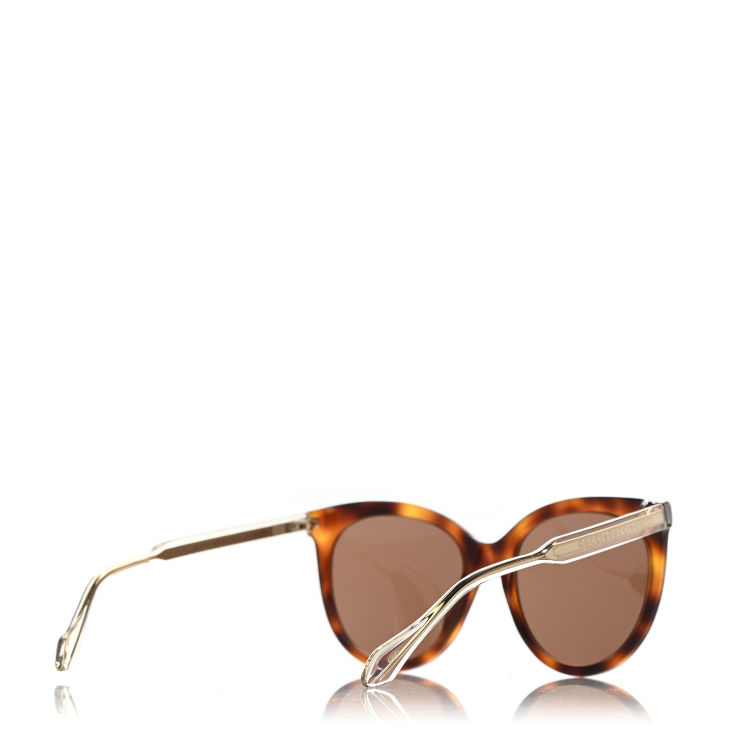 Colorblock Acetate Cat Eye GG0565S Sunglasses Havana