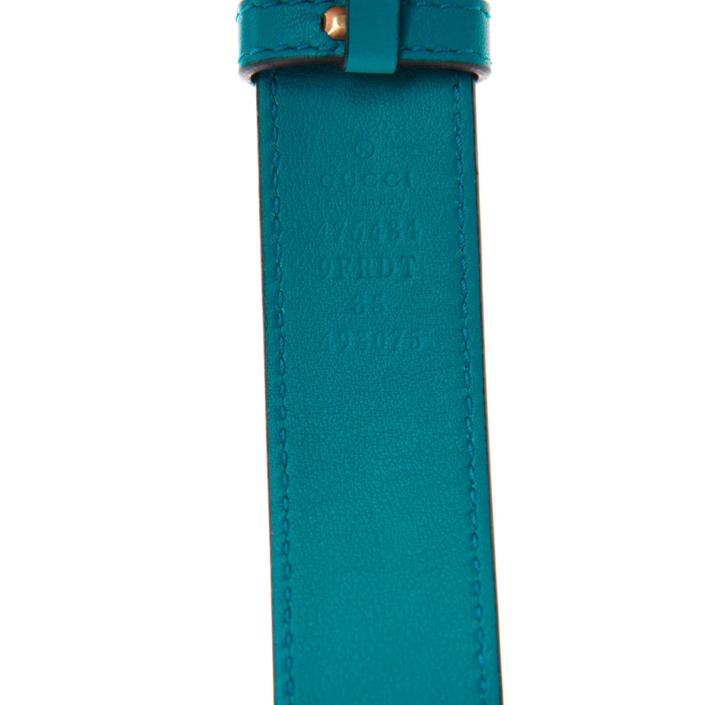 Velvet Matelasse GG Marmont Belt Bag 85 34 Pavone Cyan
