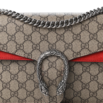 Gucci GG Supreme Monogram Small Dionysus Shoulder Bag Red 10 of 10