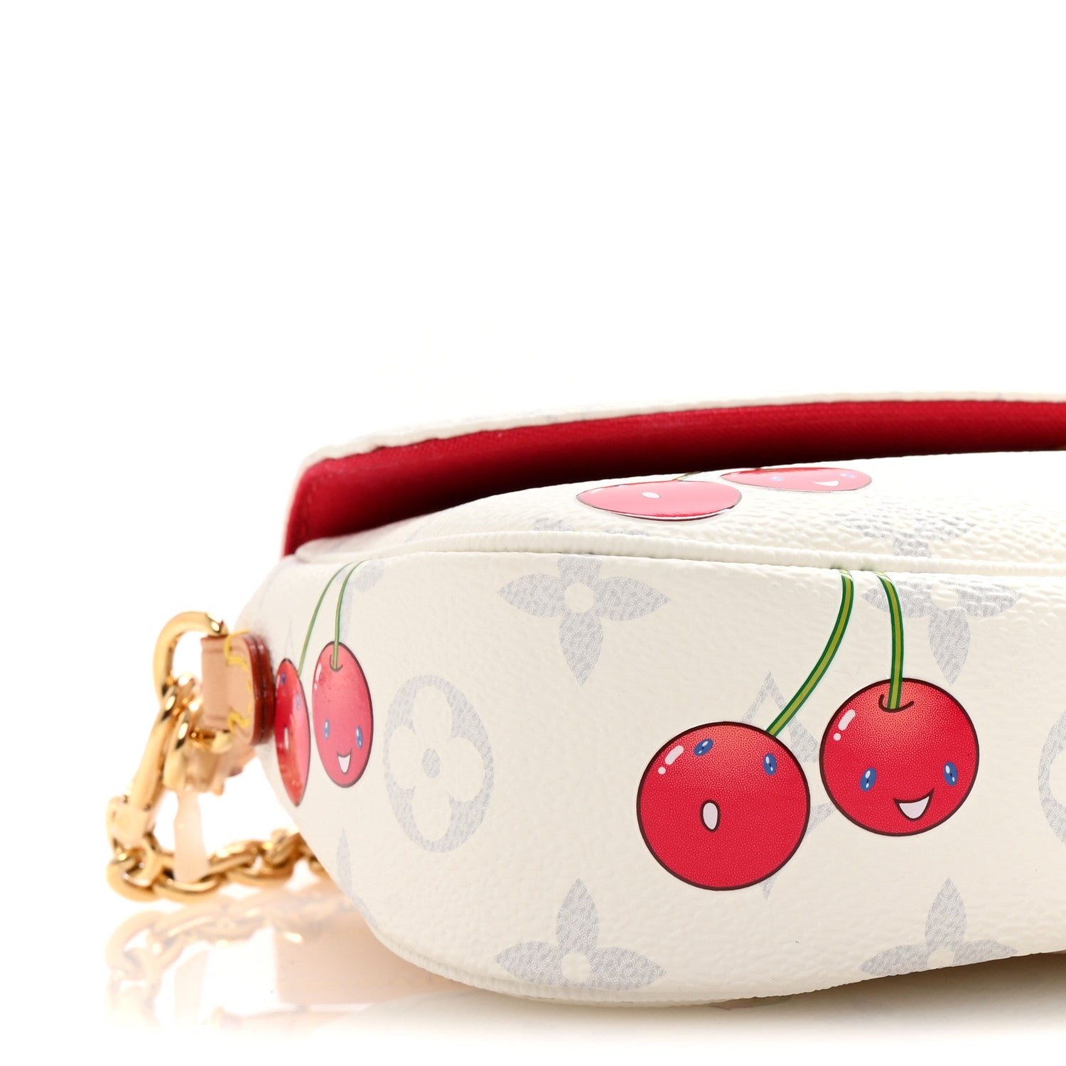 Louis Vuitton LV X TM Monogram Cerises Ivy Wallet On Chain White 8 of 10