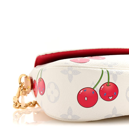 Louis Vuitton LV X TM Monogram Cerises Ivy Wallet On Chain White 8 of 10