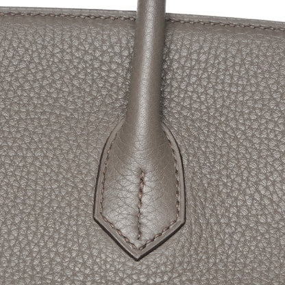 Hermes Togo Birkin 35 Etain 17 of 28
