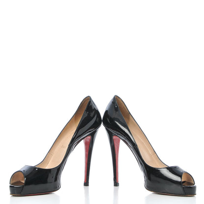Christian Louboutin Patent Very Prive 120 Pumps 40 Black 6 of 15