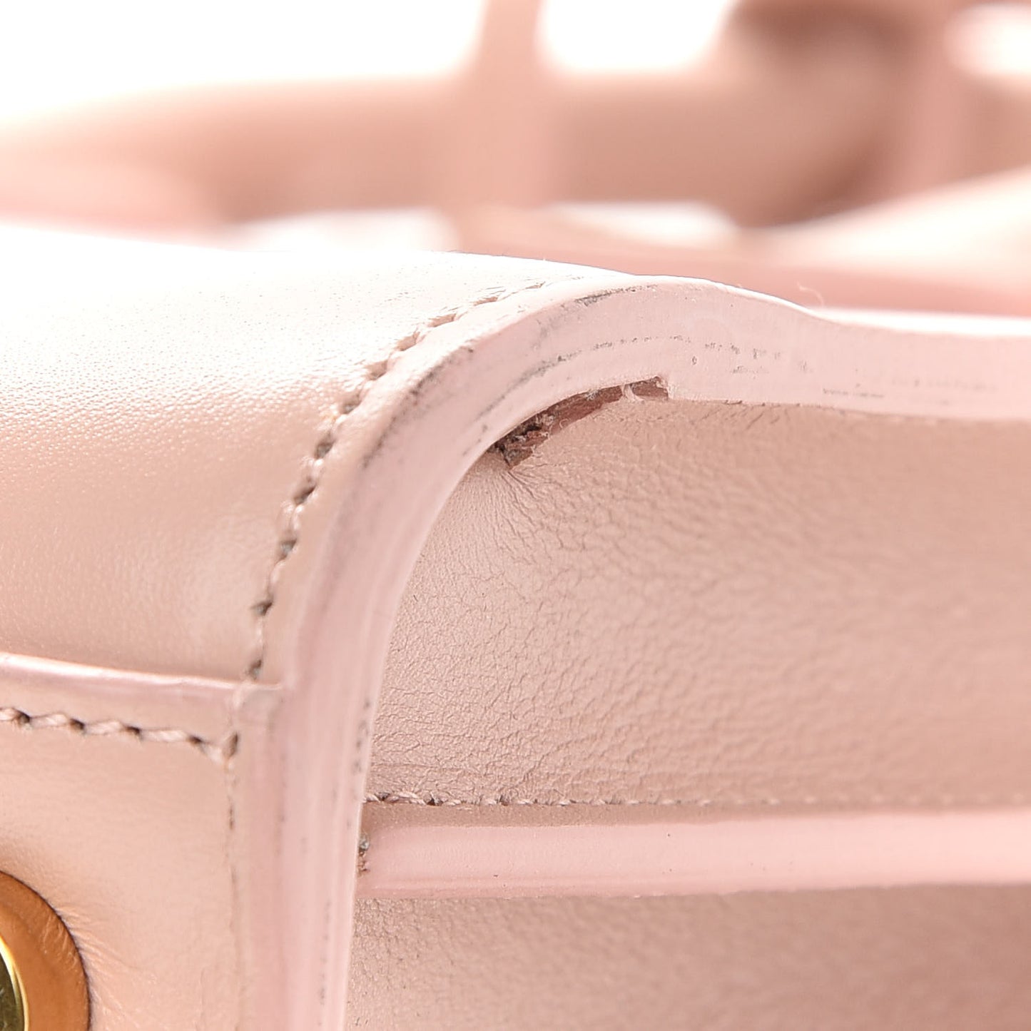 Calfskin Nano Sac De Jour Pale Pink