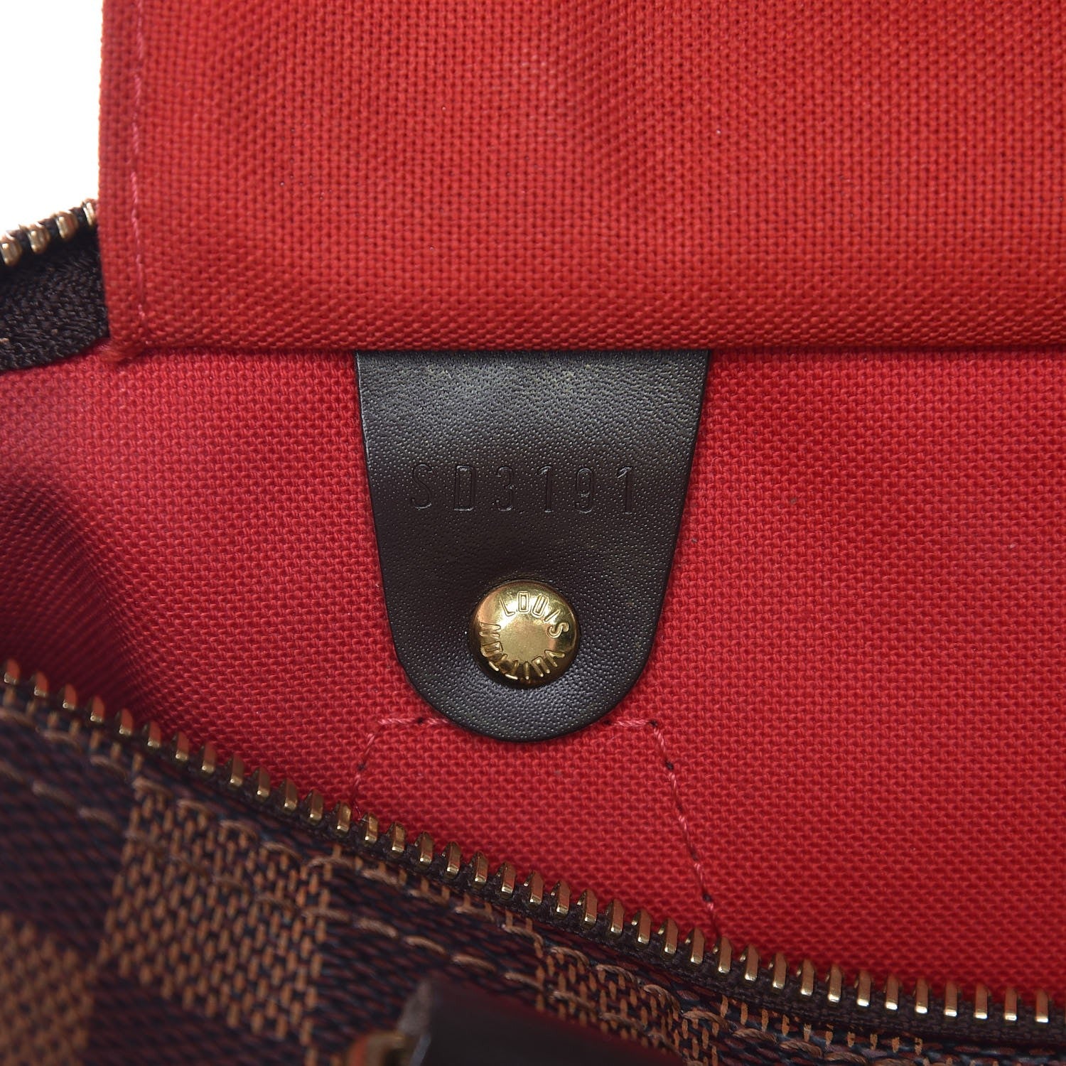 Louis Vuitton Damier Ebene Speedy 30 7 of 8