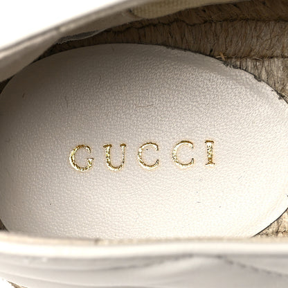 Gucci Nappa Matelasse GG Marmont Espadrilles 40 Great White 7 of 10