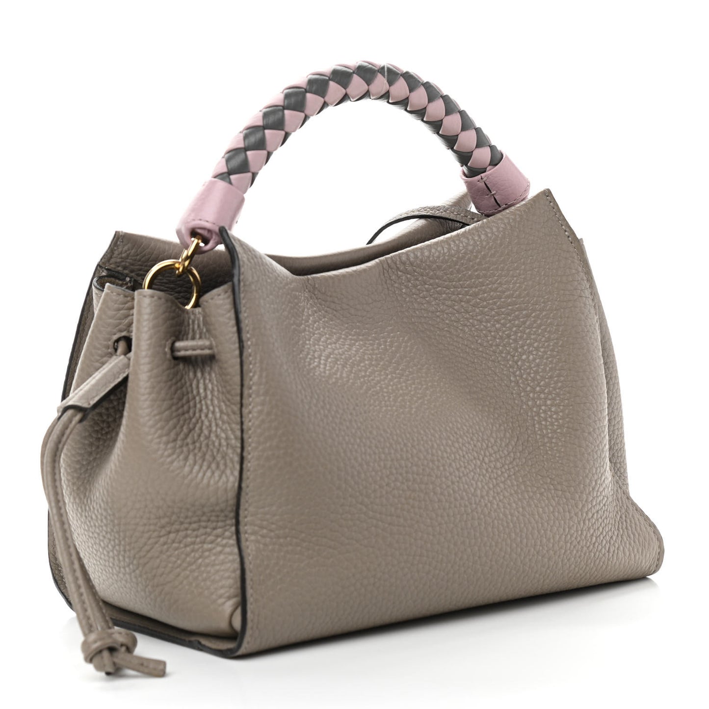 Heavy Grain Small Iris Tote Grey