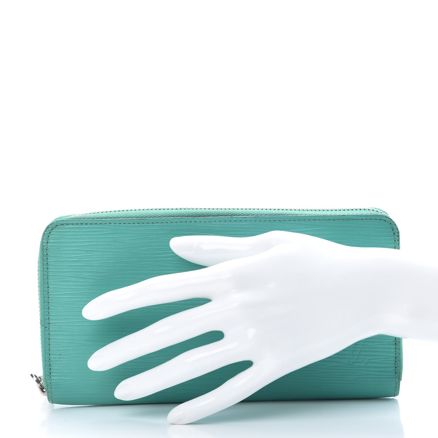 Epi Zippy Wallet Turquoise