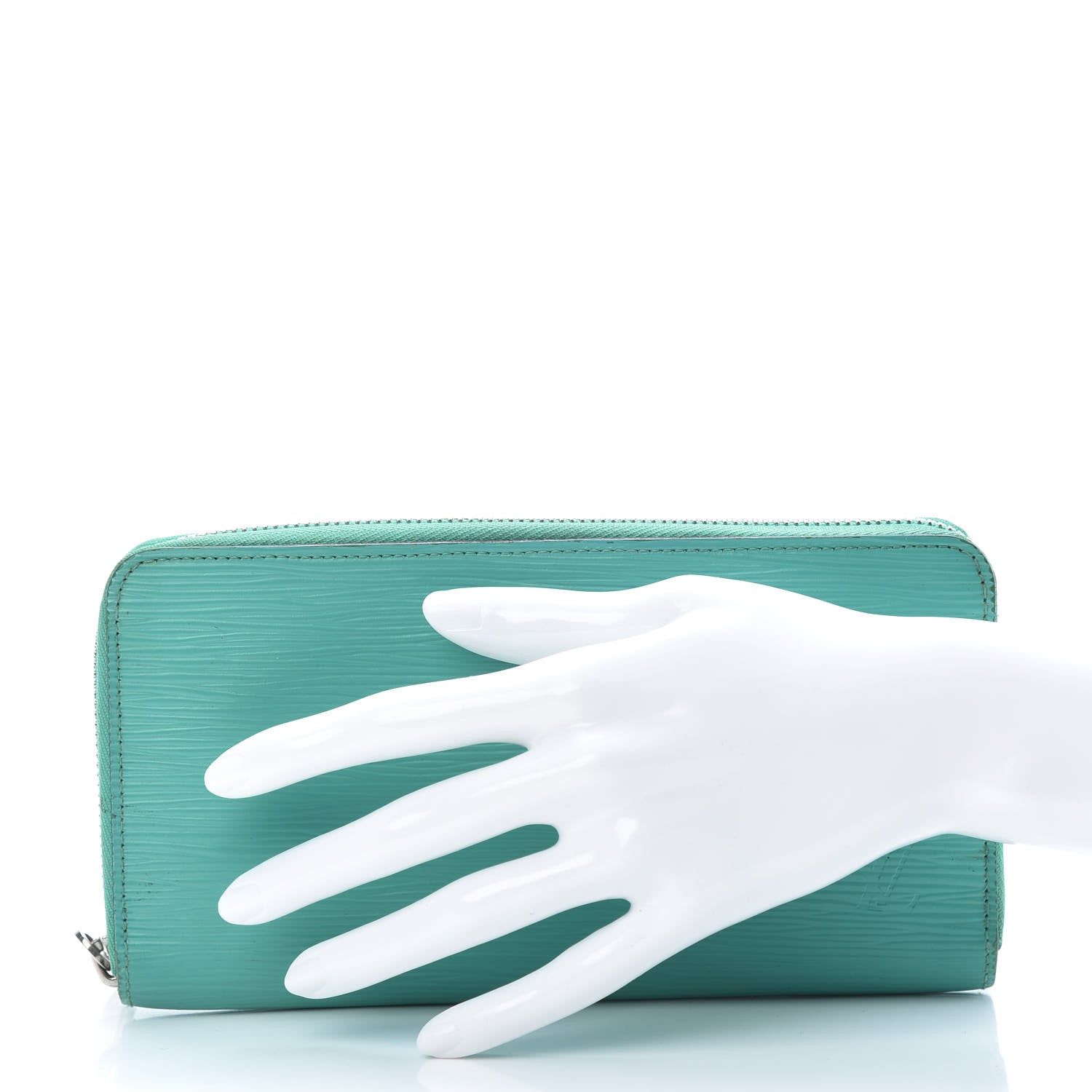 Louis Vuitton Epi Zippy Wallet Turquoise 2 of 10