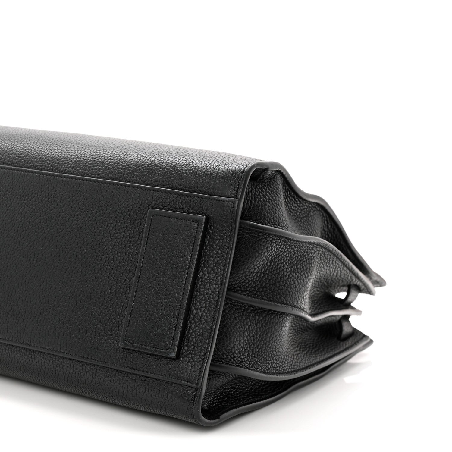 Saint Laurent Grained Calfskin Small Supple Sac De Jour Black