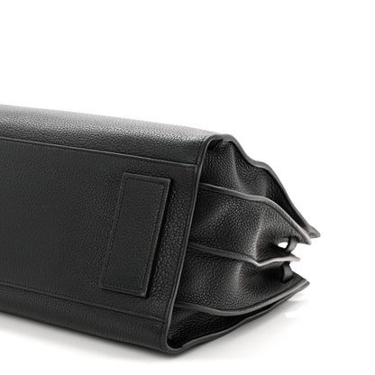 Saint Laurent Grained Calfskin Small Supple Sac De Jour Black 10 of 10