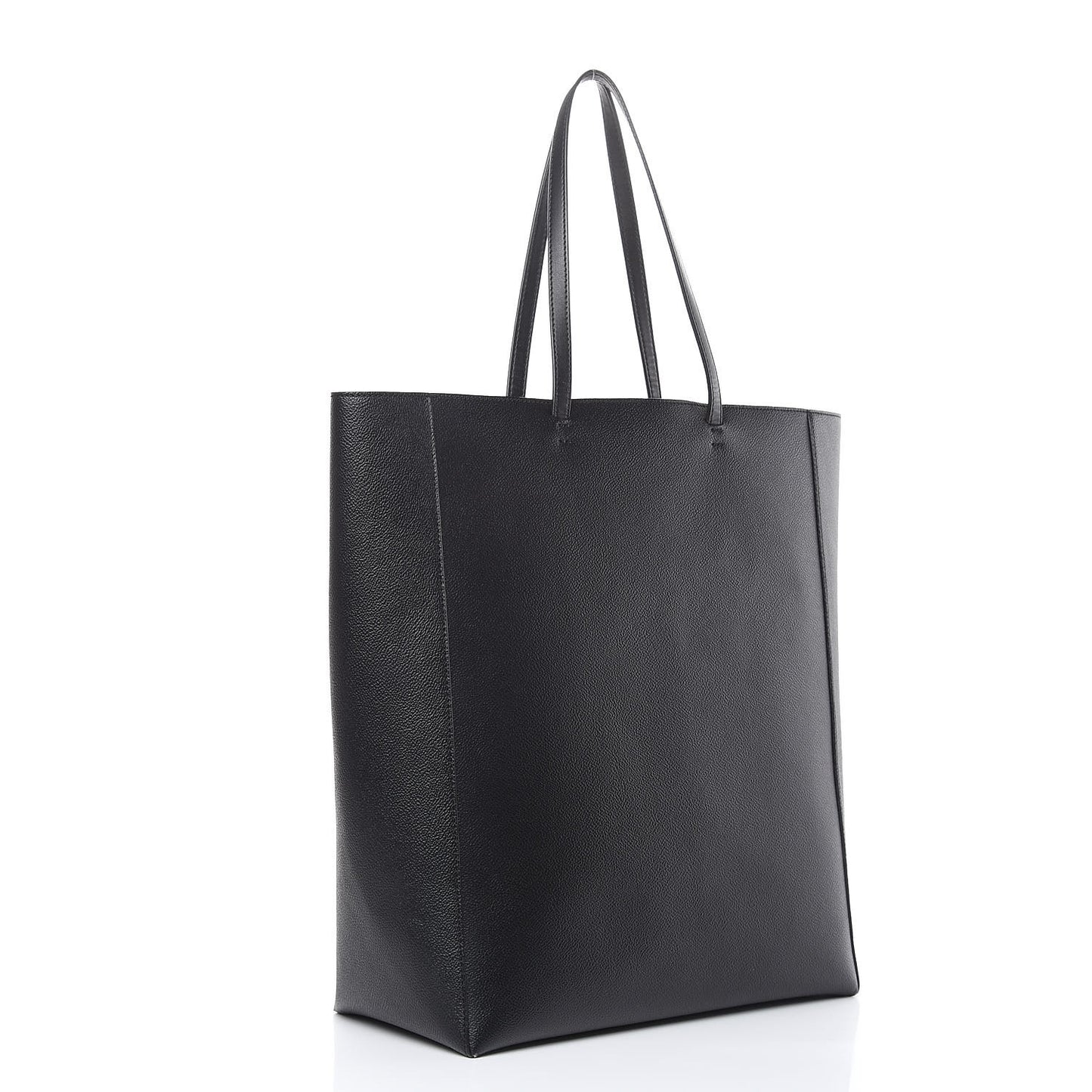 Faux Leather Wild Cat Tote Black