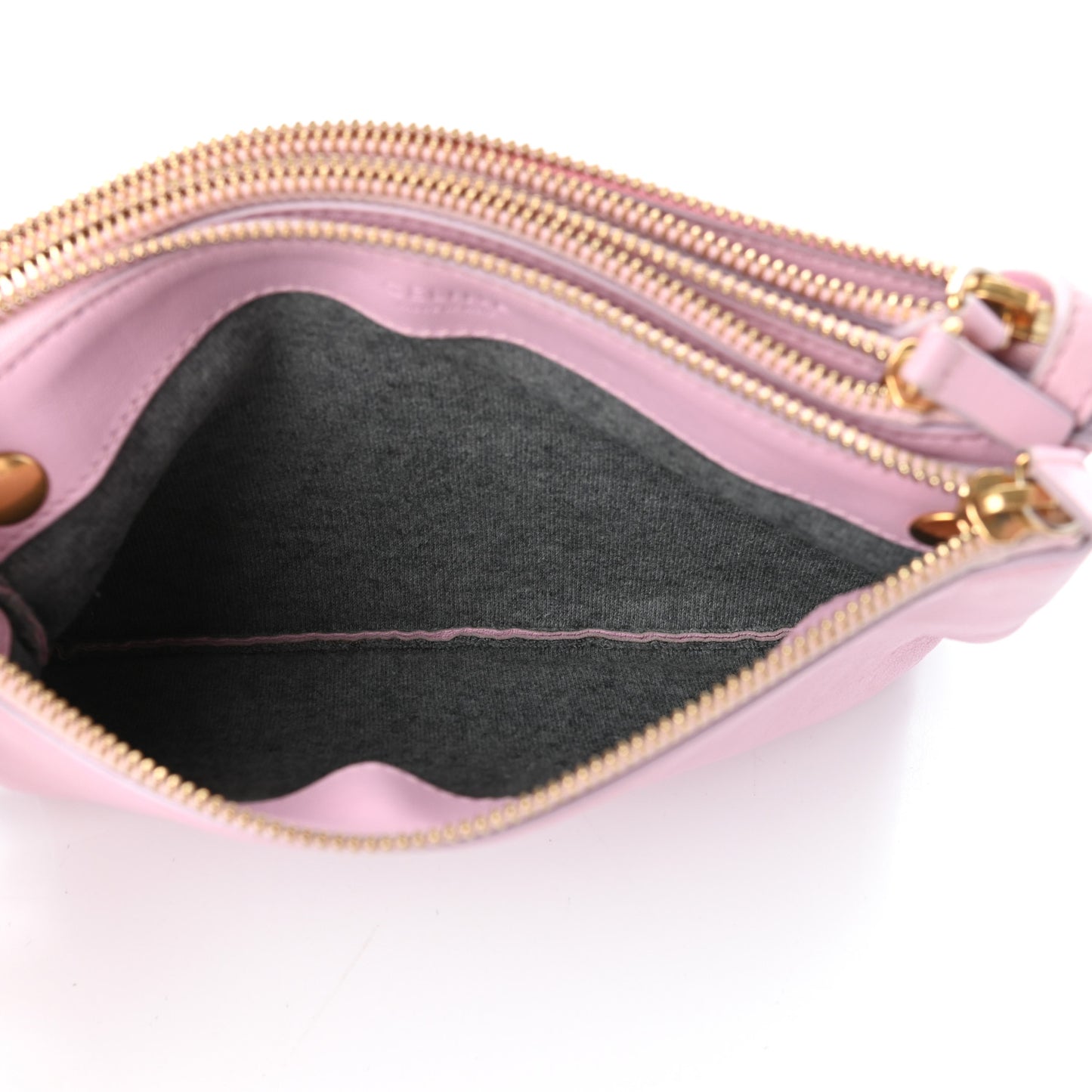 Lambskin Small Trio Crossbody Bag Pink