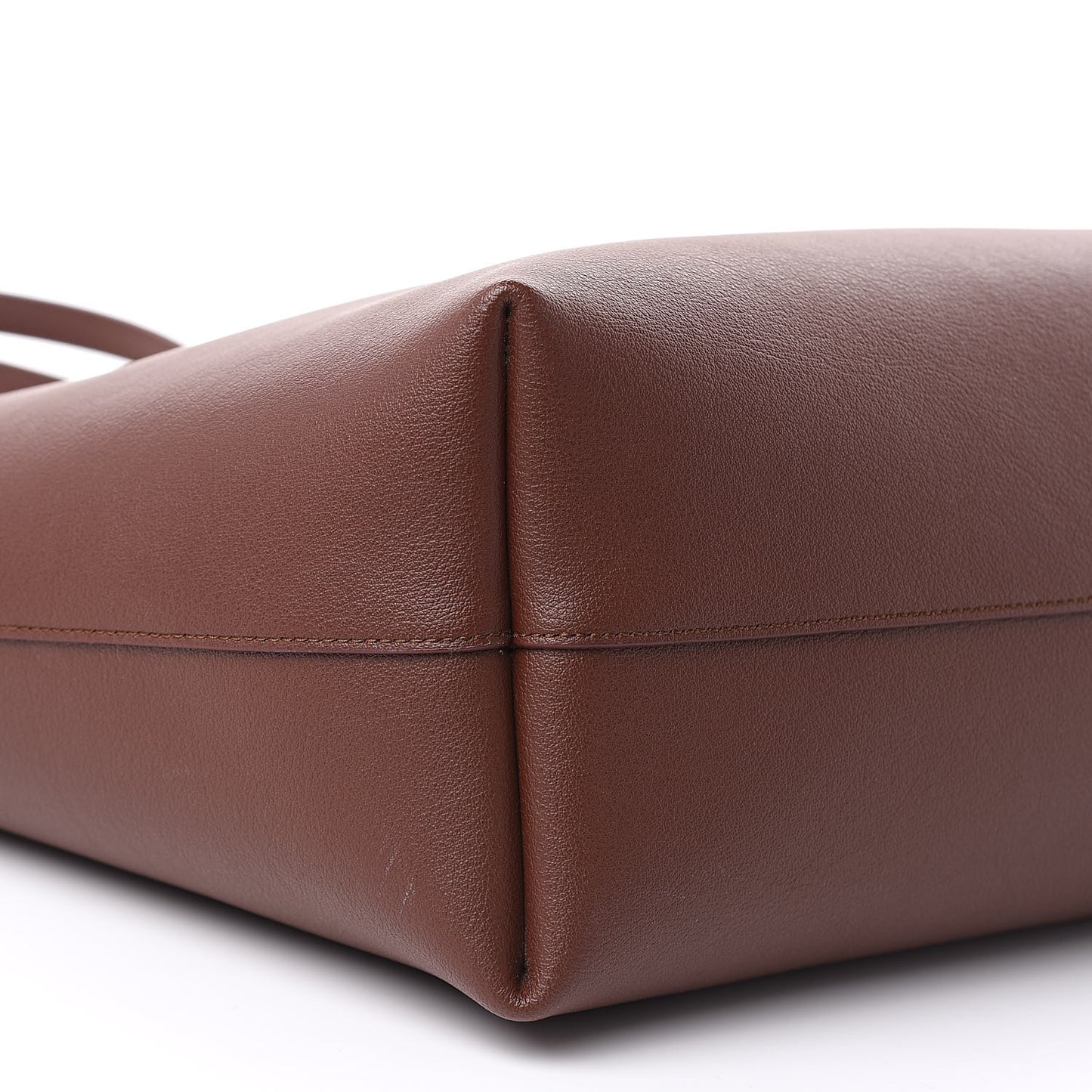 Calfskin Large Shopping Tote Old Brandy