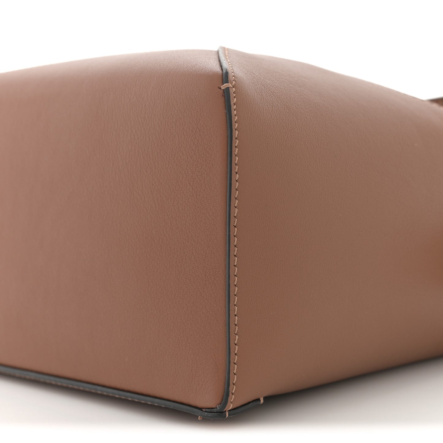 Calfskin Small Puzzle Edge Bag Tan