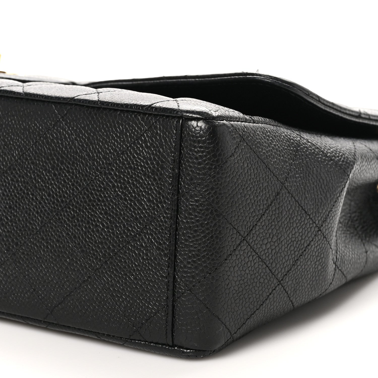 Chanel Caviar Quilted Maxi Single Flap Black 10 of 12